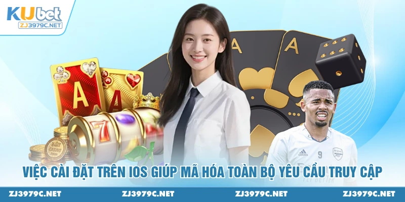 Việc cài đặt trên iOS giúp mã hóa toàn bộ yêu cầu truy cập ZJ3979